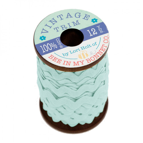 Riley Blake Designs - Lori Holt of Bee in my Bonnet - Large Vintage Trim - Song Bird - 3/8 inch (8mm) x 12 Yards