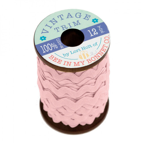 Riley Blake Designs - Lori Holt of Bee in my Bonnet - Large Vintage Trim - Frosting - 3/8 inch (8mm) x 12 Yards