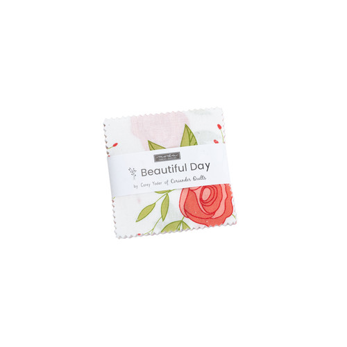 Moda Fabric Precuts - Mini Charm Pack - Beautiful Day by Corey Yoder 