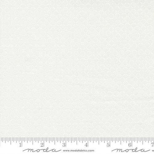 Moda Fabric - Nantucket Summer - Camille Roskelley - Sail Check Plaids - Cream #55265 11 - BOLT END 30cm