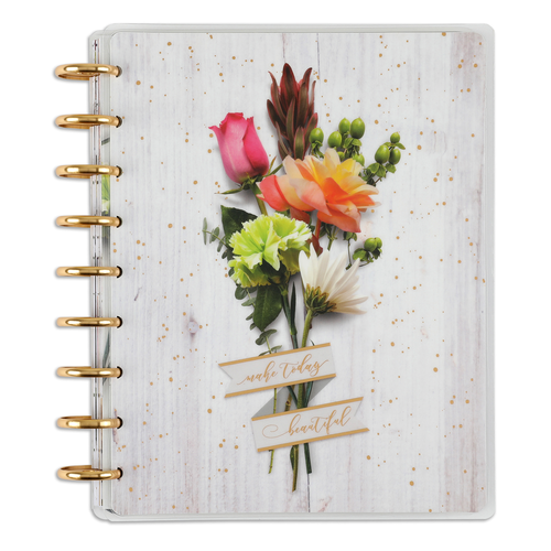 ***OUTDATED*** The Happy Planner - Me and My Big Ideas - DELUXE Classic Happy Planner - 2023 Beautiful Blooms Floral - 12 Months (Dated, Dashboard)