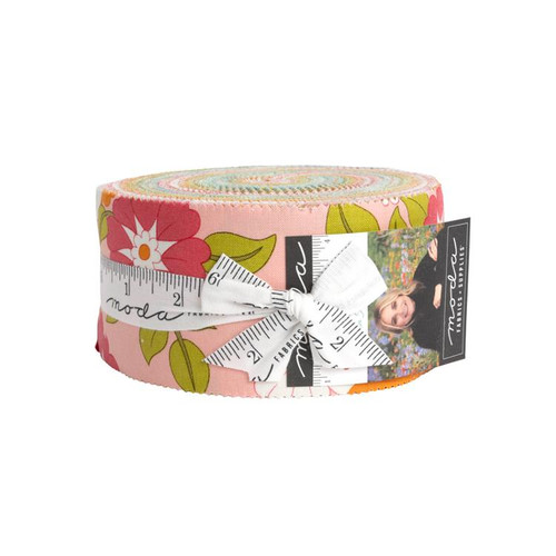 Moda Fabric Precuts Jelly Roll - Flower Power by Maureen McCormick Moda Fabric Precuts Jelly Roll - Flower Power by Maureen McCormick