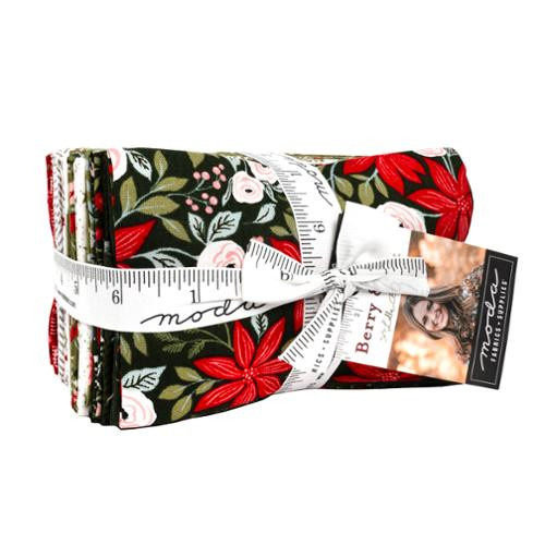 Moda Fabric Precuts - Berry & Pine by Lella Boutique - Fat Eighth Bundle 
