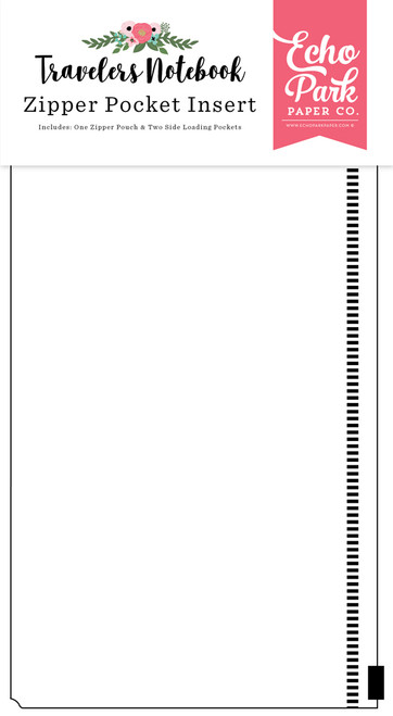 Echo Park Paper Co - Traveler's Notebook Insert - Zipper Pocket Insert - Standard