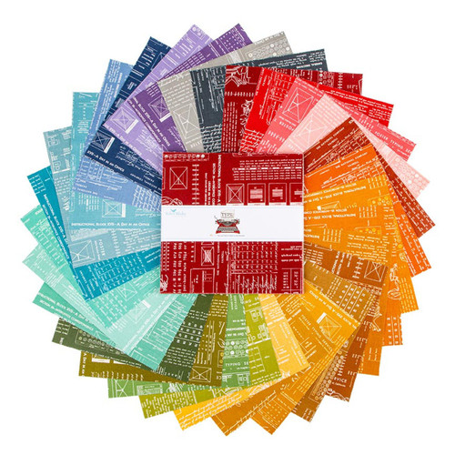 Riley Blake Fabrics - Layer Cake - TYPE/ography by Lori Holt of Bee in My Bonnet