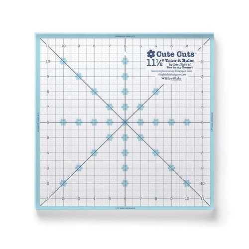 Riley Blake Designs - Lori Holt of Bee in My Bonnet - Trim It Ruler 11 1/2" x 11 1/2"