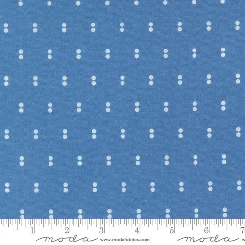 Moda Fabric - Blueprint - Camille Roskelley - Dots Dots - Blue #55334 15