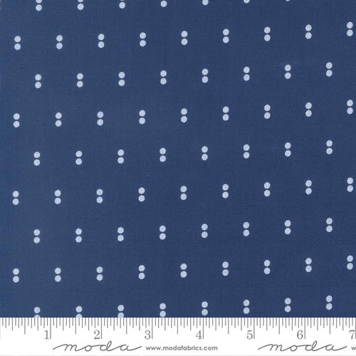 Moda Fabric - Blueprint - Camille Roskelley - Dots Dots - Navy #55334 16