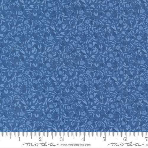 Moda Fabric - Blueprint - Camille Roskelley - Frolic Florals - Sea #55335 17