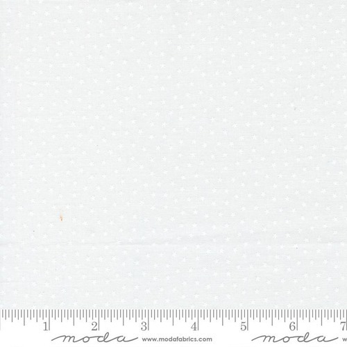 Moda Fabric - Blueprint - Camille Roskelley - Starlight Blenders Stars - White White #55337 21