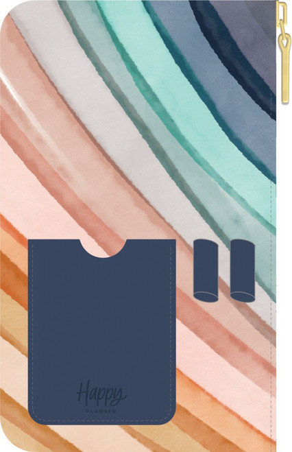 The Happy Planner - Me and My Big Ideas - Classic Zip Pouch with Pen Loop - Watercolor Grace Faith