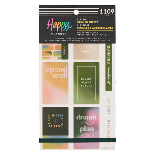 The Happy Planner - Me and My Big Ideas - Classic Value Pack Stickers - Savvy Budgeter (#1109)