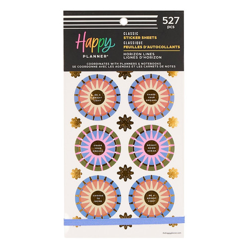 The Happy Planner - Me and My Big Ideas - Classic Value Pack Sticker Book - Horizon Lines (#527)