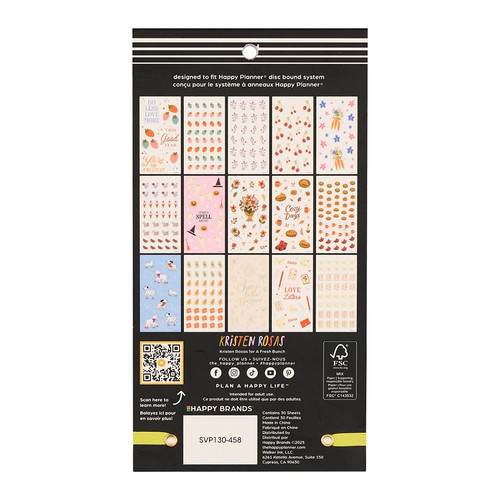 The Happy Planner - Me and My Big Ideas - Classic Value Pack Sticker Book - A Festive Year Icons (#1001)