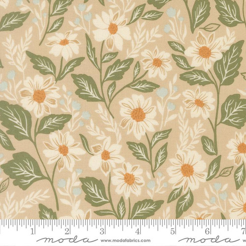 Moda Fabric - True Love - Lella Boutique - Romance Blooms Florals - Oatmeal #5260 12