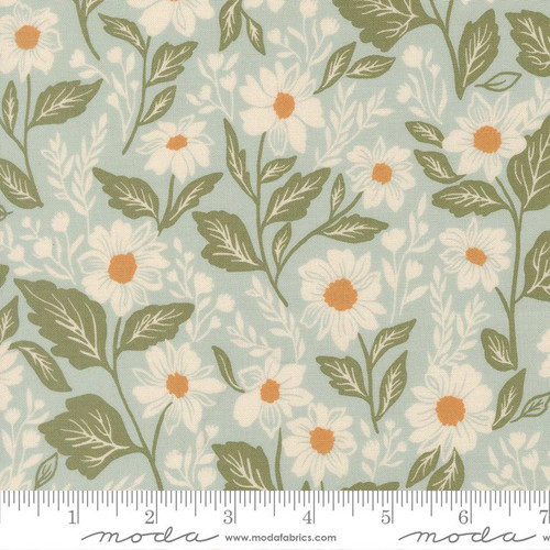 Moda Fabric - True Love - Lella Boutique - Romance Blooms Florals - Robins Egg #5260 14