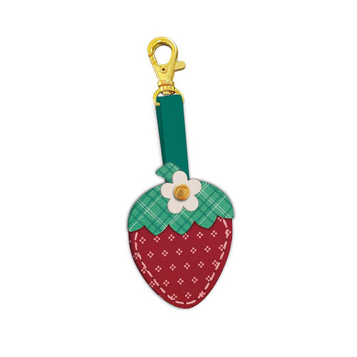 Riley Blake Designs - Lori Holt of Bee in my Bonnet - Berry & Sage Leather Strawberry Charm