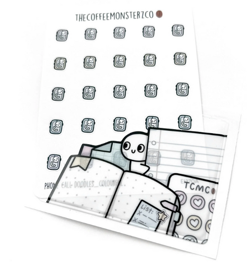 TheCoffeeMonsterzCo - Adhesive Sticky Pocket (Right) - Paper Layers