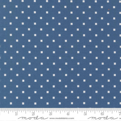 Moda Fabric - A Cat Named Stitch - Camille Roskelley - Cosmo Dot - Sea #55345 14