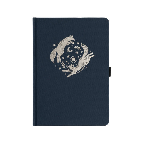 Archer & Olive - A5 Dot Grid Notebook - Forest Foxes