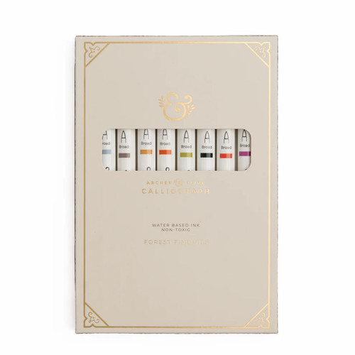 Archer & Olive - Forest Findings (Fall) Calliograph Pens - Set of 10