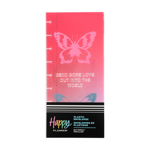 The Happy Planner - Me and My Big Ideas - Classic Snap In Envelopes - Butterfly Bliss