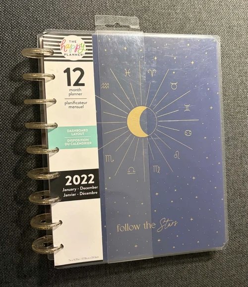 ***OUTDATED*** The Happy Planner - Me and My Big Ideas - Classic Happy Planner - 2022 Follow the Stars - 12 Months (Dated, Dashboard)
