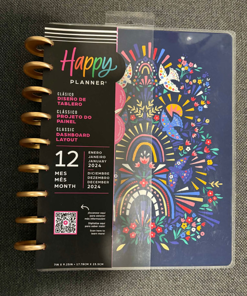 ***OUTDATED*** The Happy Planner - Me and My Big Ideas - Classic Happy Planner - 2024 - 12 Months (Dated, Dashboard)