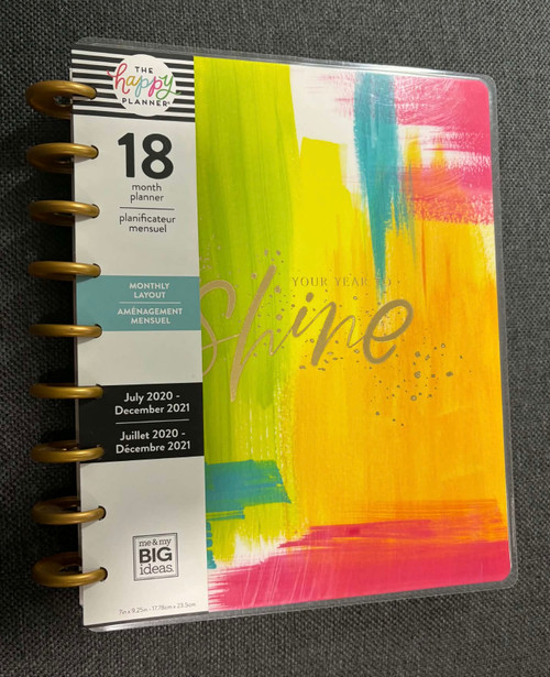 ***OUTDATED*** The Happy Planner - Me and My Big Ideas - Classic Happy Planner - 2020-2021 Your Year to Shine - 18 Months (Dated, Monthly)