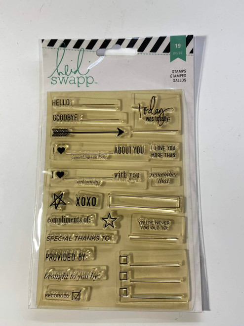 Heidi Swapp - Project Life Clear Stamps