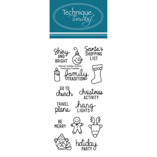 Technique Tuesday Clear Stamps - Holiday Technique Tuesday Clear Stamps - Holiday