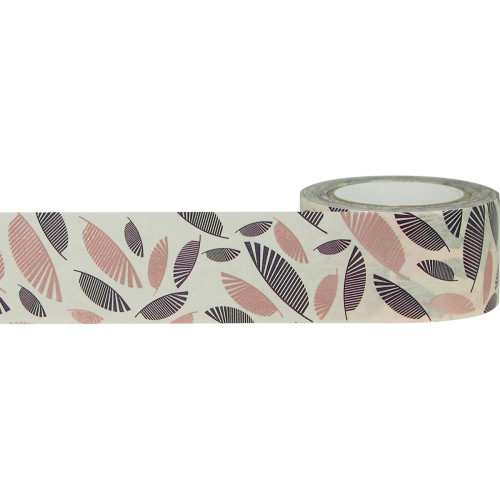Little B Decorative Foil Washi Tape - Palm Leaves with Rose Gold Little B Decorative Foil Washi Tape - Palm Leaves with Rose Gold