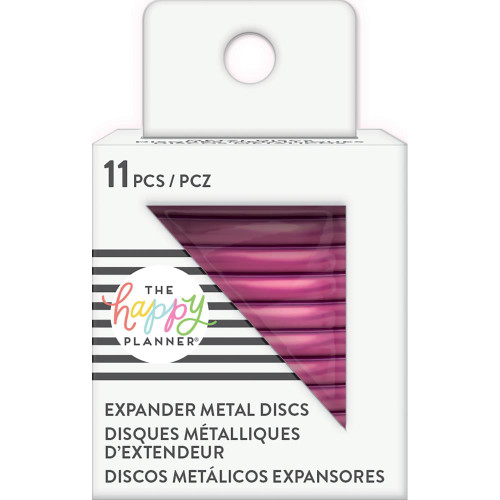 The Happy Planner - Me and My Big Ideas - Metal Big (Large) Discs - Hot Pink