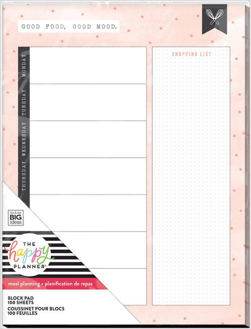The Happy Planner - Me and My Big Ideas - Block Pad Paper - Recipe