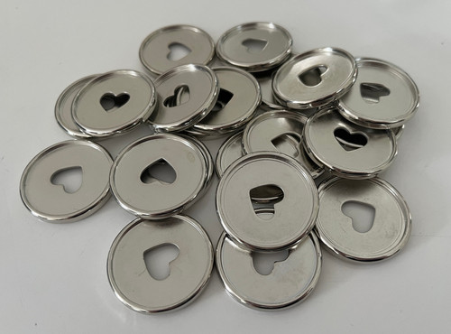 Plastic Planner Discs - Medium (35mm) - Silver - Set of 11
