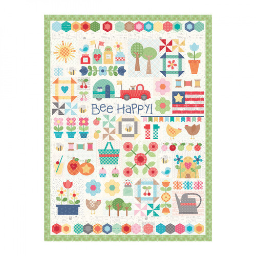 Riley Blake Designs - Lori Holt of Bee in my Bonnet - Bee Happy Quilt Puzzle