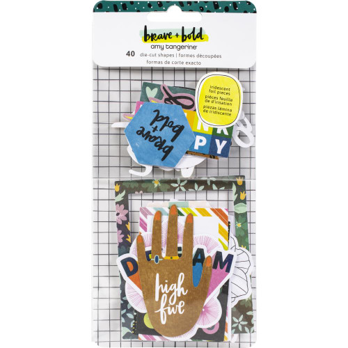 American Crafts - Amy Tangerine - Brave & Bold Ephemera Die-Cuts American Crafts - Amy Tangerine - Brave & Bold Ephemera Die-Cuts