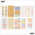 The Happy Planner - Me and My Big Ideas - Classic Value Pack Sticker Book - French Papers Faith (#788)