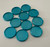 Metal Planner Discs - Medium (33mm) - Set of 11 - Solid Blue