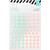 Heidi Swapp - Memory Planner Washi Sticker Sheets 5"X4" - 2 Sheets - Day Marker