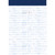 Kaisercraft - Kaiser Style Notepad 7" x 10" - Indigo