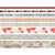 Tim Holtz - Idea-0logy Design Washi Tape - Set of 8 - Postal