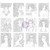 My Prima Planner - Coloring Tabbed Dividers - Set of 12 - Princesses