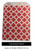 12 Favour Paper Bags 5" x 7" - Quatrefoil - Red #FB62