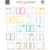 Me and My Big Ideas - The Happy Planner - Tiny Sticker Pad - Colorful Boxes