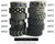 Washi Tape - Black - 15mm x 10 metres - High Quality Masking Tape - #445 - #456