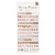 American Crafts - Memory Planner - Alpha with Foil Accents 