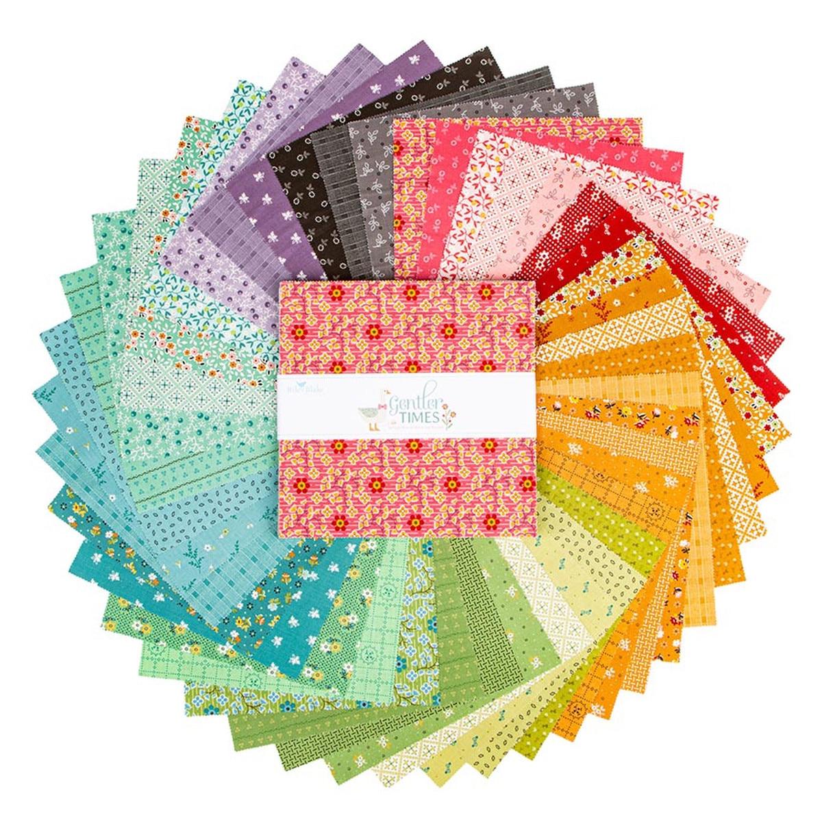 Riley Blake Fabrics - Layer Cake - Gentler Times by Lori Holt of Bee in ...