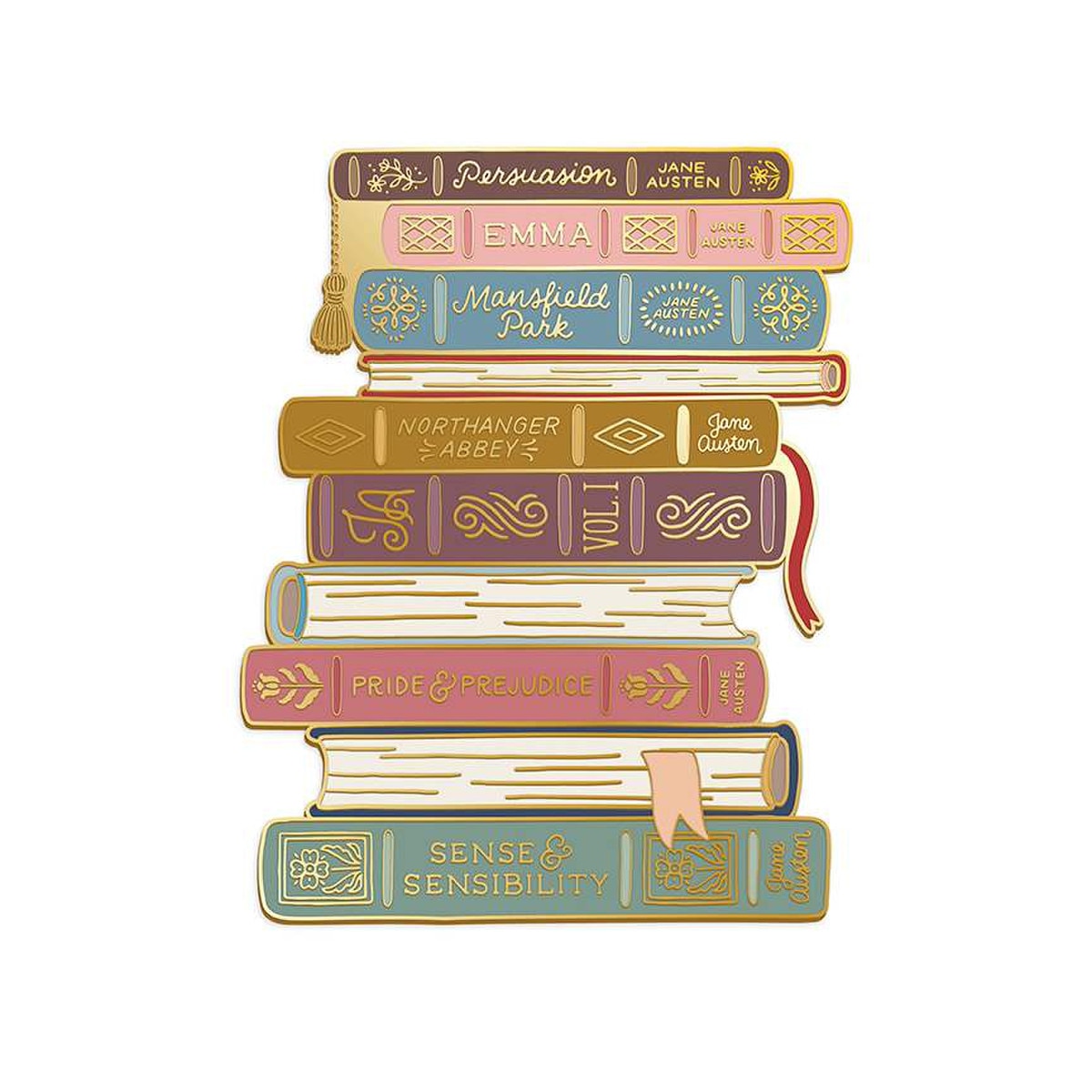 Riley Blake Designs - Jane Austen - Needle Minder - Stacked Books ...