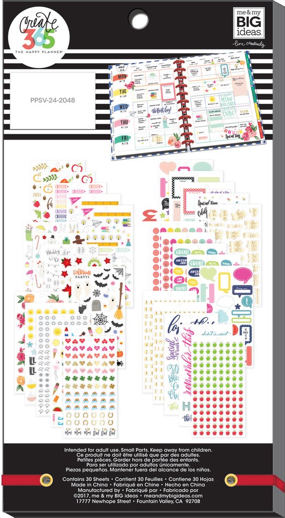 Me and My Big Ideas - The Happy Planner - Value Pack Stickers ...
